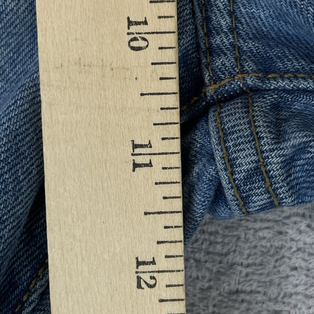Levi's Premium 501 '90s Selvedge Jeans Women's W28 L32 Big E Destroyed Mid-Rise - Picture 14 of 16